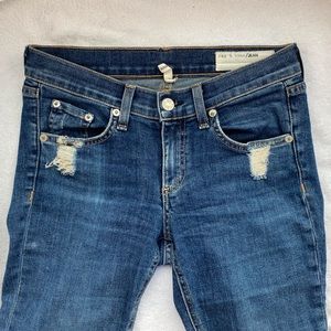 rag & bone mid rise skinny